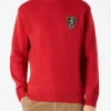 Mann roter Pullover