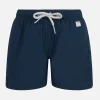 Marineblaue Badeshorts aus leichtem Stoff für Jungen von Jean Lighting Pantone | PANTONE-SONDERAUSGABE