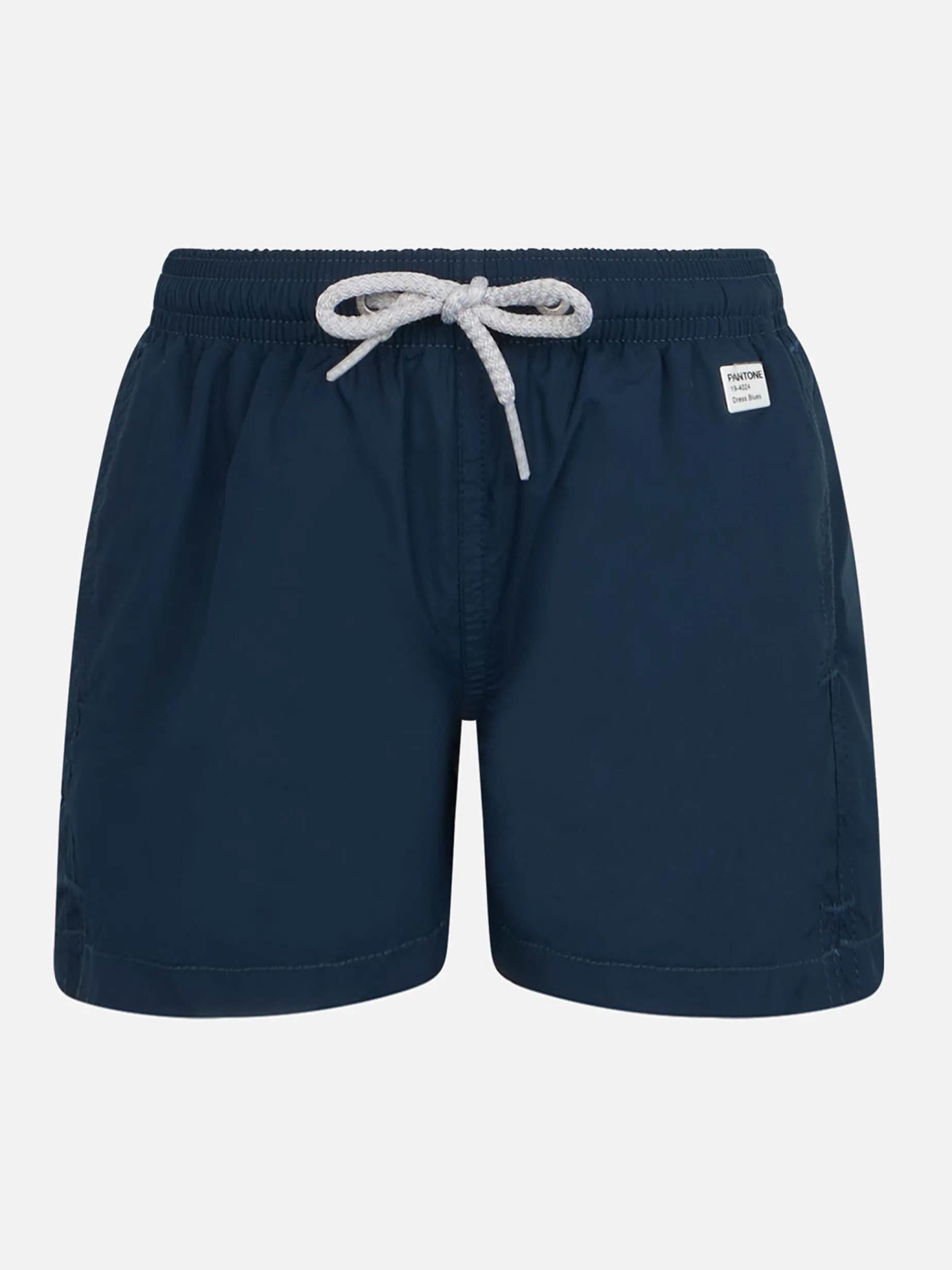 Marineblaue Badeshorts aus leichtem Stoff für Jungen von Jean Lighting Pantone | PANTONE-SONDERAUSGABE