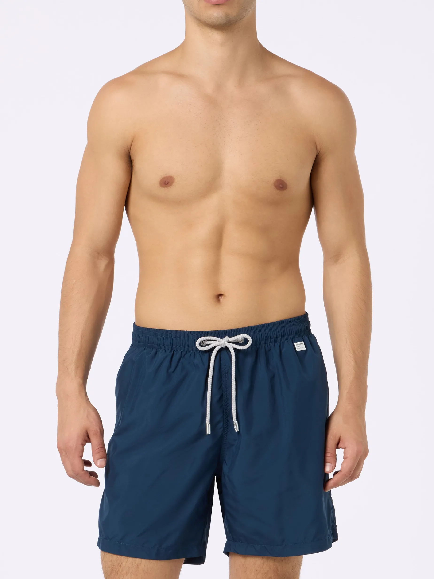 Marineblaue Badeshorts aus leichtem Stoff für Herren Lighting Pantone | PANTONE SPECIAL EDITION