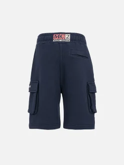 Marineblaue Cargo-Shorts Cargy für Jungen