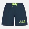 Marineblaue Komfort-Badeshorts für Jungen
