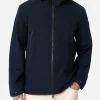 Marineblaue 3-Lagen-Kapuzenjacke Parson für Herren