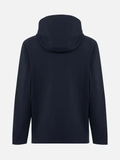Marineblaue 3-Lagen-Kapuzenjacke Parson für Herren