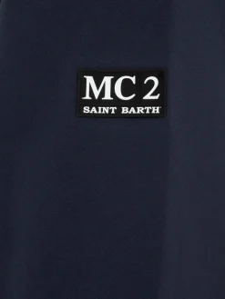 Marineblaue 3-Lagen-Kapuzenjacke Parson für Herren