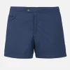 Marineblaue, taillierte Badeshorts für Herren von Harrys