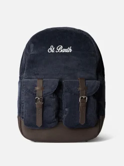 Marineblauer Cordrucksack Cody