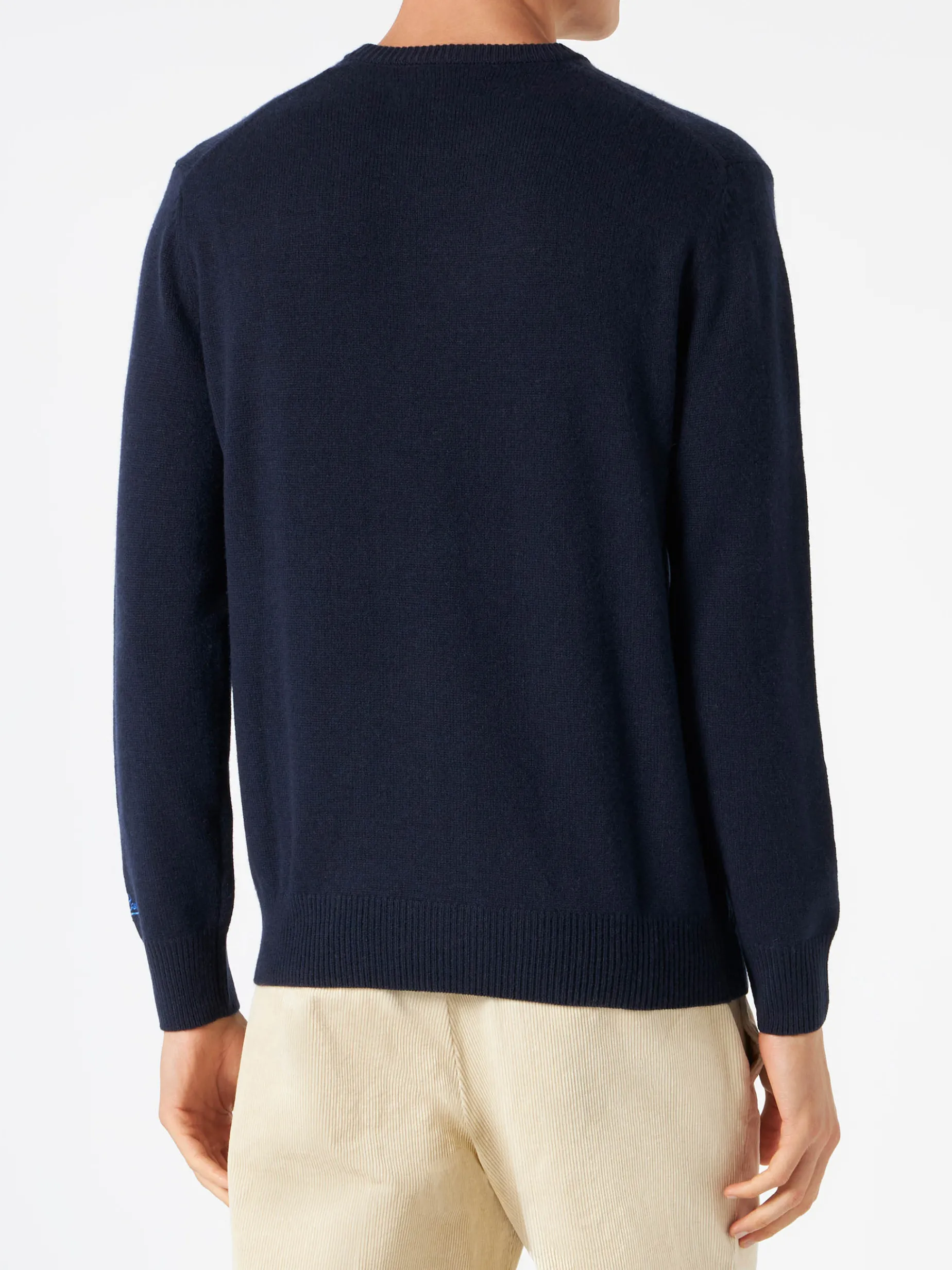 Marineblauer Herrenpullover mit Snoopy-Aufdruck | PEANUTS™ SONDEREDITION