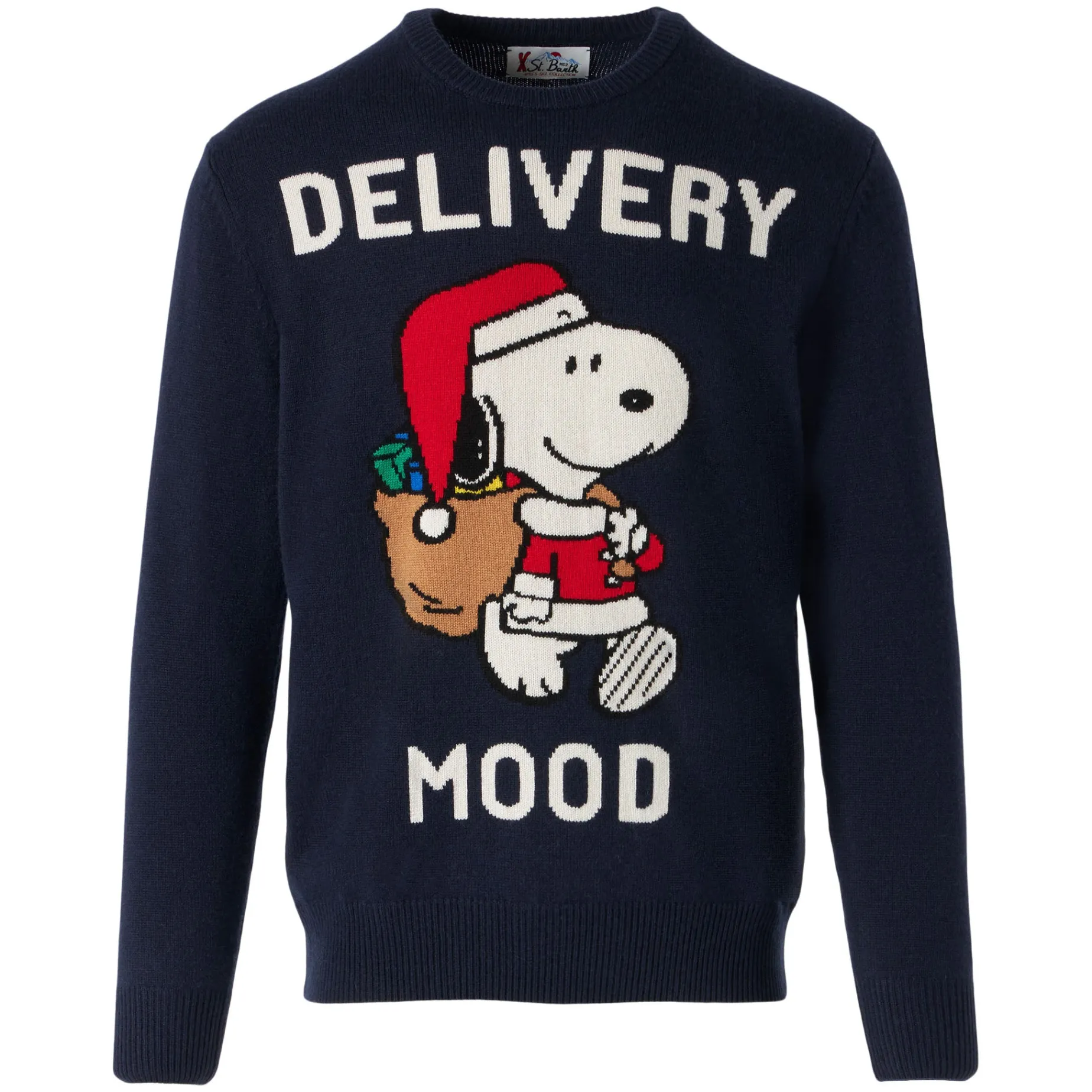 Marineblauer Herrenpullover mit Snoopy-Aufdruck | PEANUTS™ SONDEREDITION
