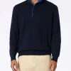 Marineblauer Polopullover Dorian aus Kaschmirmischung für Herren
