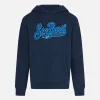 Marineblaues Kapuzen-Sweatshirt für Jungen