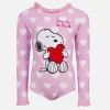 Mädchen Badeanzug Hila mit langen Ärmeln | SNOOPY PEANUTS SPECIAL EDITION | UV-SCHUTZ