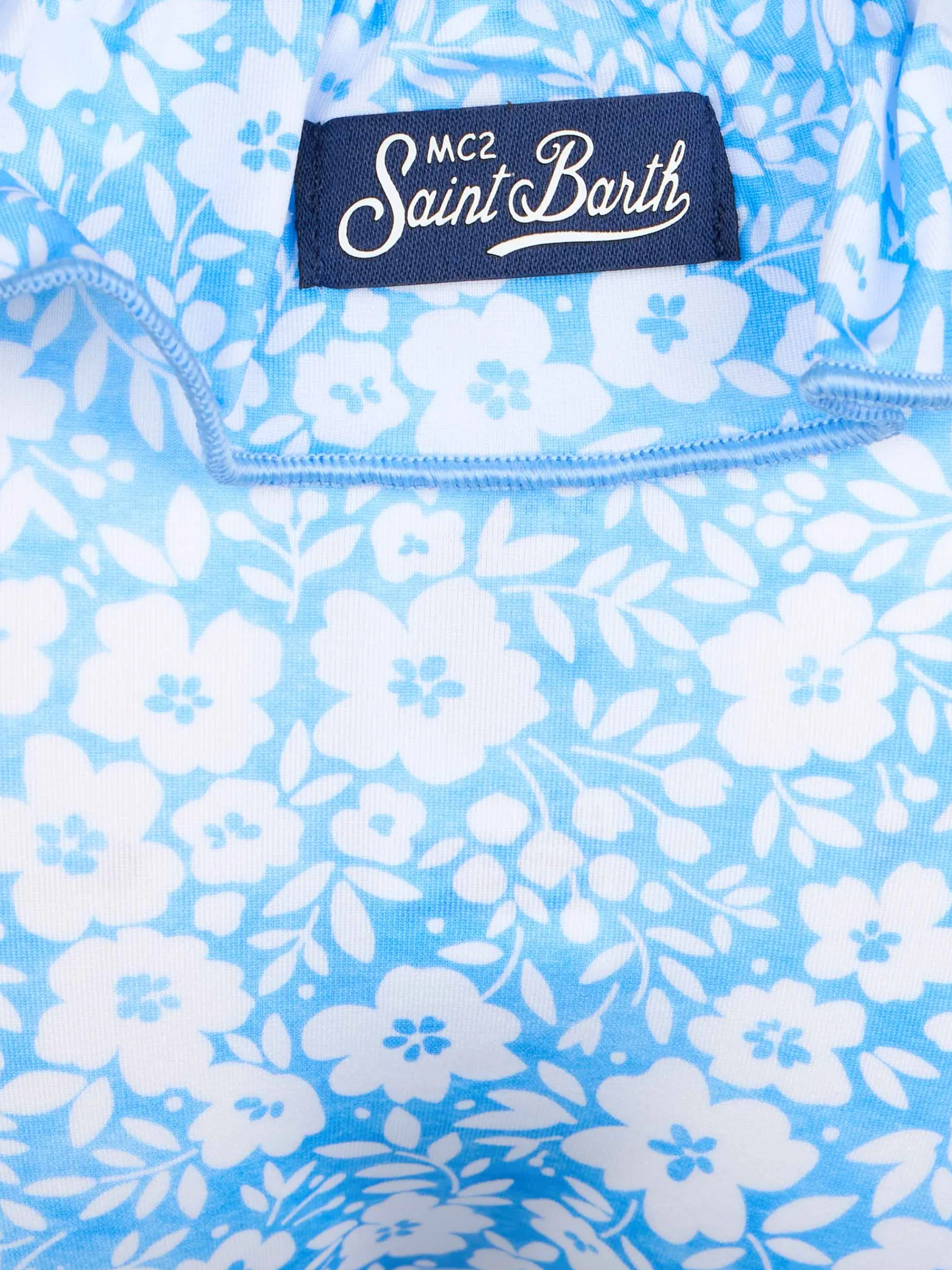 Mädchen Badeslip Melly mit Rüschen und Blumenprint