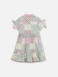 Mädchen Baumwollkleid Queenie mit Blumenprint