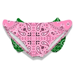 Mädchen-Badehose mit Bandana-Print