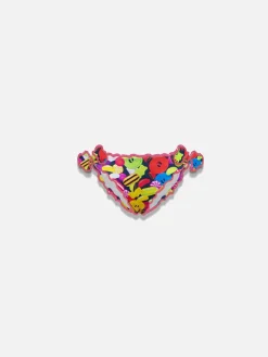 Mädchen-Badehose mit Bonbon-Print
