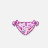 Mädchen-Badehose mit 90er-Patch-Print