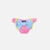 Mädchen-Badehose mit Gingham-Print