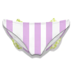 Mädchen-Badehose mit Gingham-Schleife