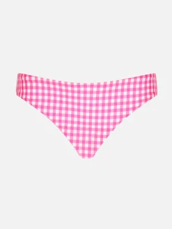 Mädchen-Badehose mit Gingham-Print