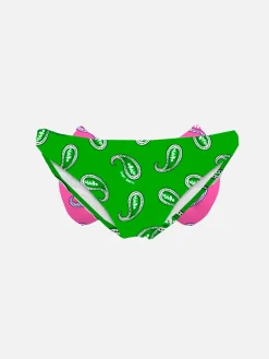 Mädchen-Badehose mit Paisley-Print