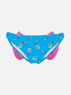 Mädchen-Badehose mit Paisley-Print