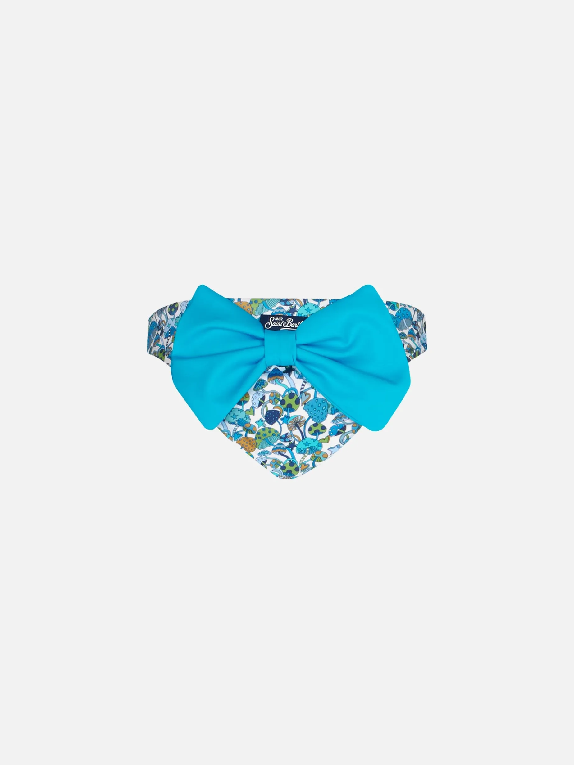 Mädchen-Badehose mit Pilz-Print | Hergestellt aus Liberty-Stoff