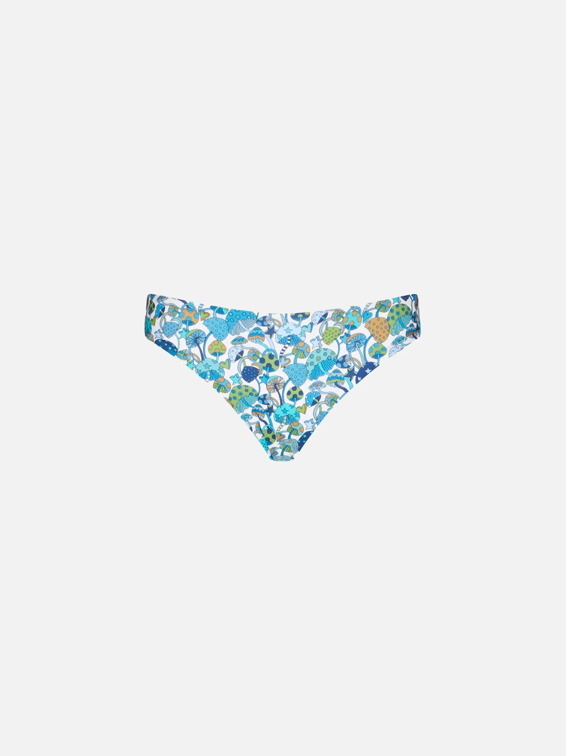 Mädchen-Badehose mit Pilz-Print | Hergestellt aus Liberty-Stoff