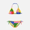 Mädchenbikini mit Bandana-Print