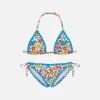 Mädchenbikini mit Blumenprint | Hergestellt aus Liberty-Stoff