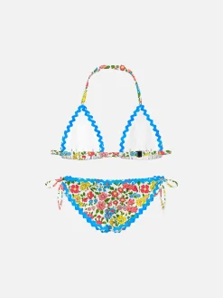 Mädchenbikini mit Blumenprint | Hergestellt aus Liberty-Stoff