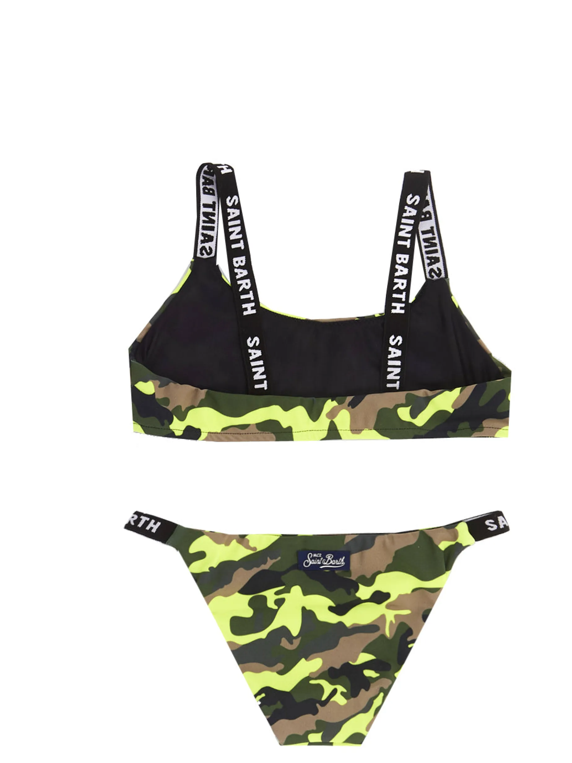 Mädchen-Bikini mit Camouflage-Print