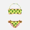 Mädchen-Bikini mit fröhlichem Kaktus-Print