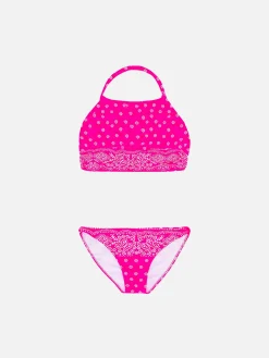 Mädchen-Bikini mit Neckholder-Oberteil