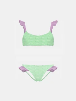 Mädchenbikini mit Rüschen