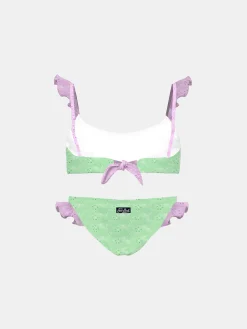 Mädchenbikini mit Rüschen