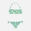 Mädchen-Bikini mit stacheligem Pflanzenprint
