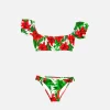 MÄDCHEN-BIKINI ROMANTISCHER IBISCUS
