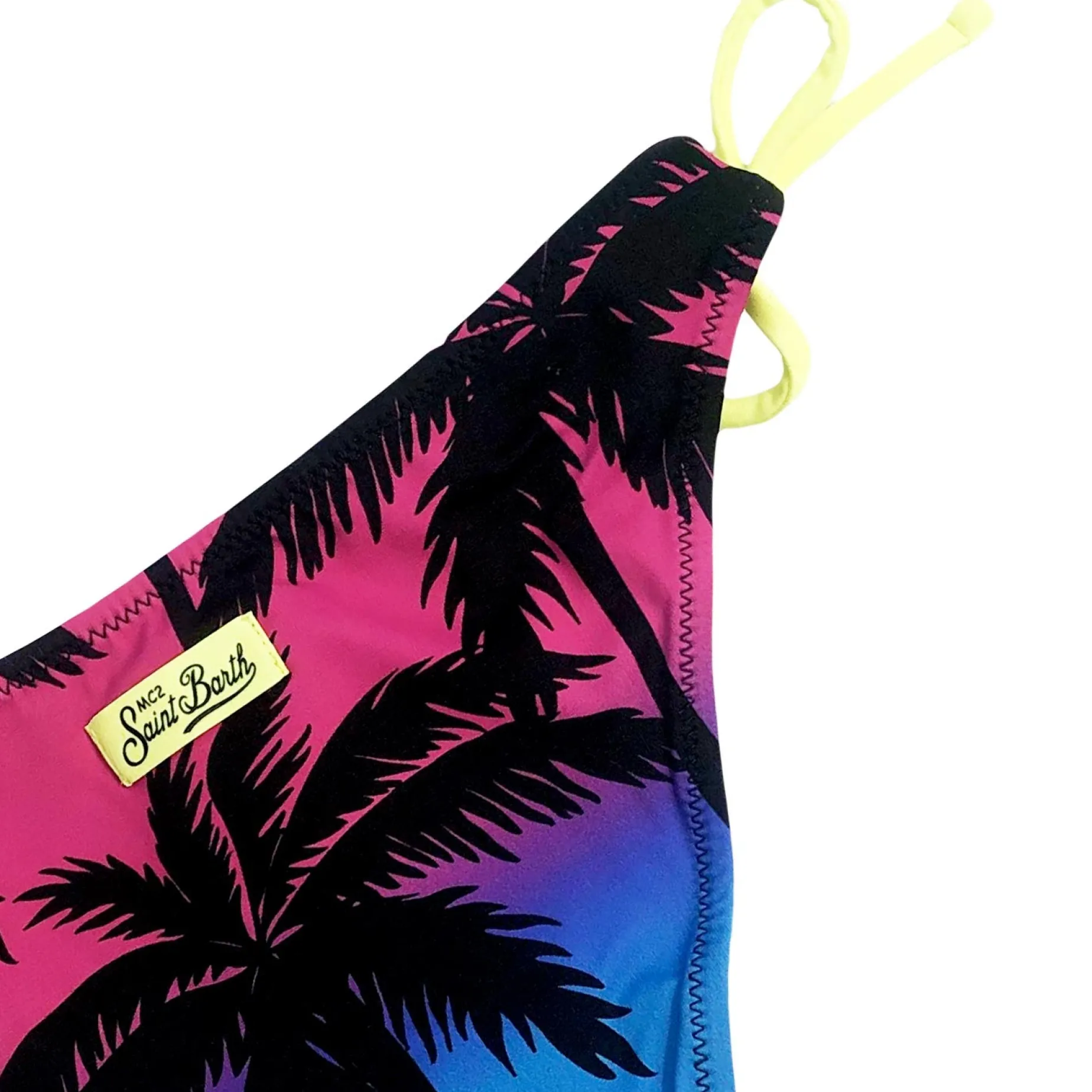 Mädchen-Bikini-Palmen-Farbverlaufsdruck