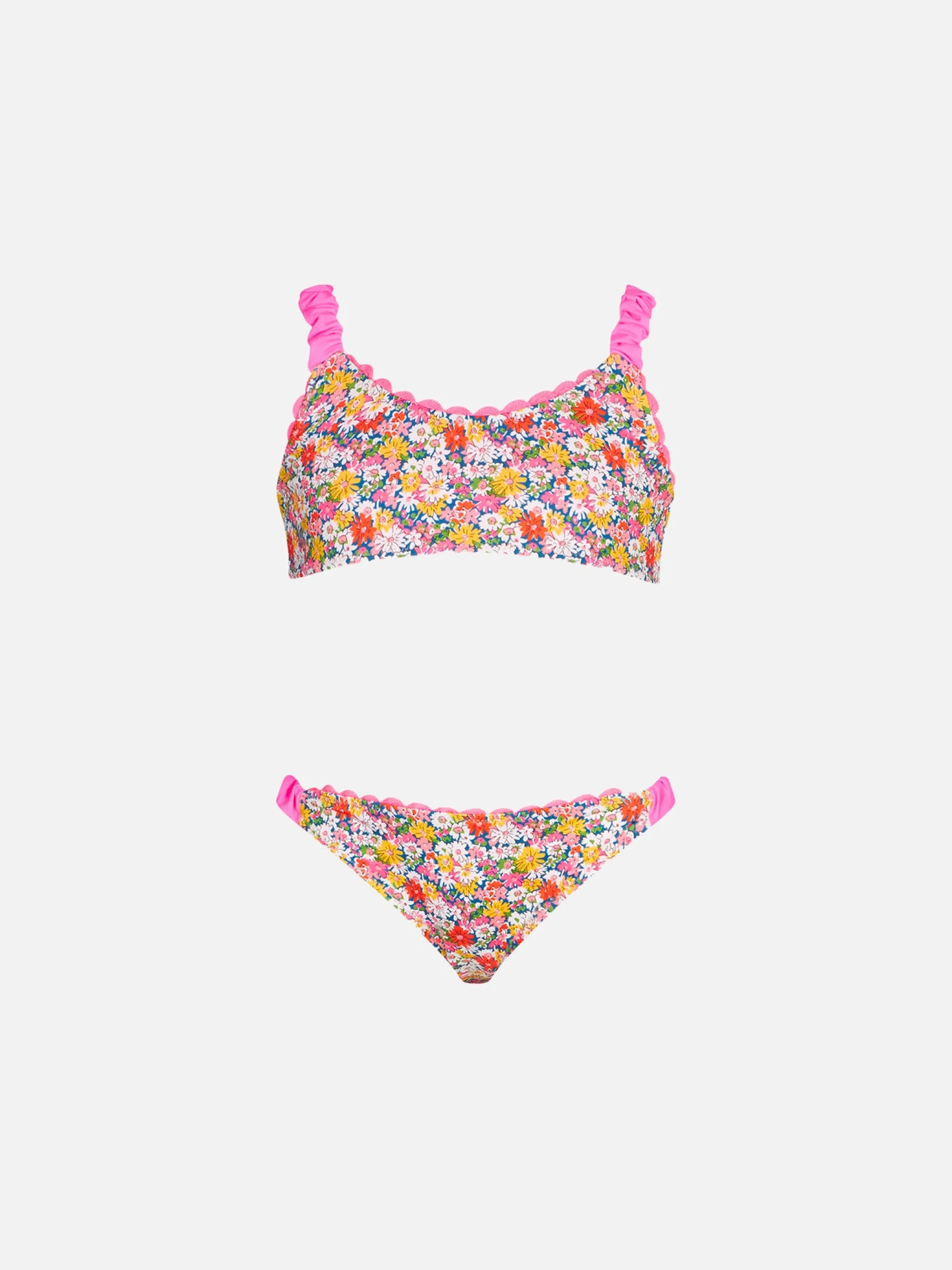 Mädchen-Bralette mit Liberty-Blumendruck | Hergestellt aus Liberty-Stoff