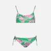 Mädchen-Bralette-Bikini mit Tarnmuster