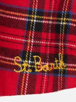 Mädchen-Flanellrock mit Tartan-Print