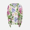 Mädchenkaftan mit Blumendruck