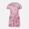 Mädchenkleid aus Baumwolljersey Leila mit Toile de Jouy-Print