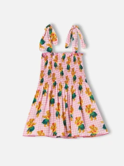 Mädchenkleid mit hawaiianischem Bärenmuster