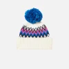 Mädchenmütze mit Pompon