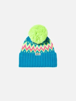 Mädchenmütze mit Pompon