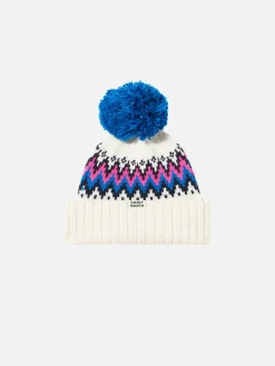 Mädchenmütze mit Pompon
