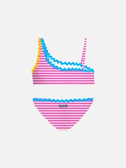 Mädchen-One-Shoulder-Bikini