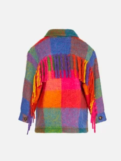 Mädchen-Overshirt mit Fransen